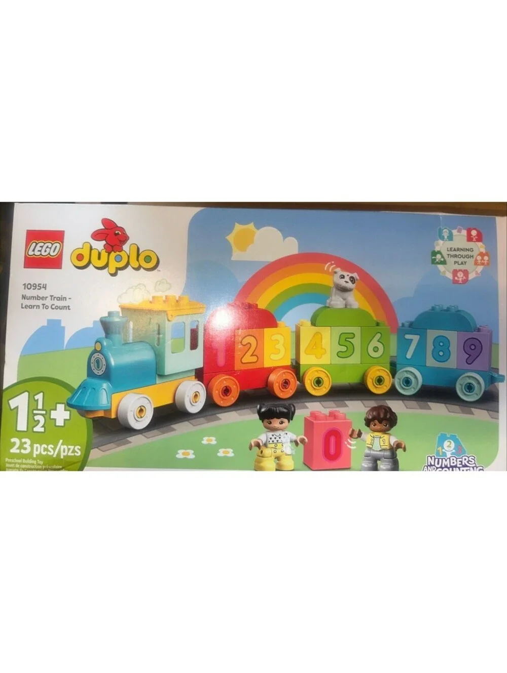 LEGO 10954 Duplo Number Train Learn To Count Preschool 23 Pc Sealed Dented Box